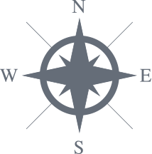 map gray compass