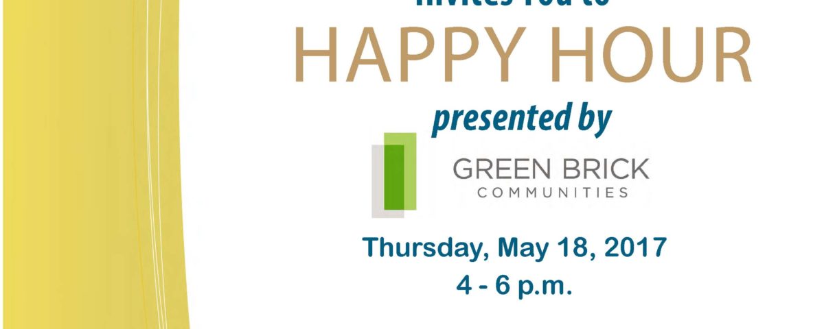 happy hour, drinks, green brick, developer, marketing