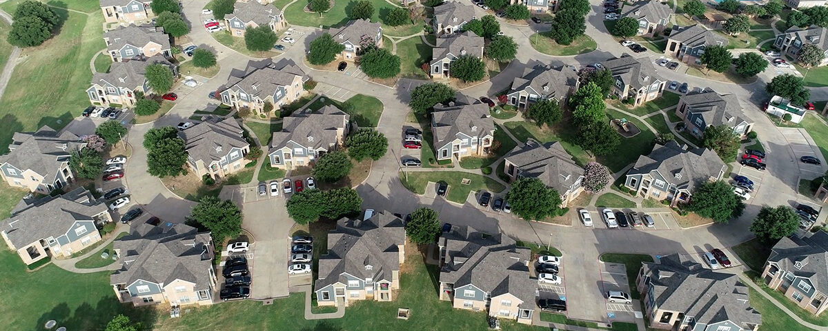 neighborhood management denton tx aerial view