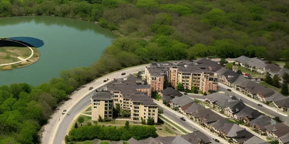 Frisco HOA Management Company - Aerial View Of Frisco TX Community