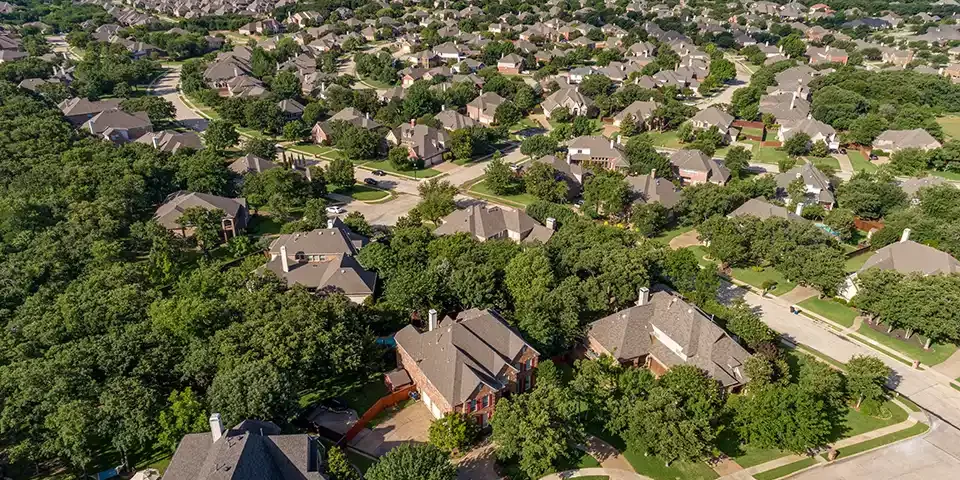 Keller Texas HOA Management Company - Aerial Community View