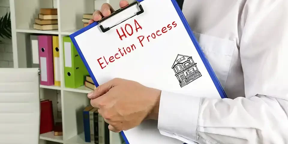 bartonville-tx-hoa-management-man-holding-election-process-clipboard